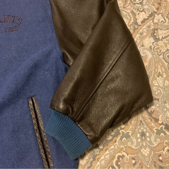 Vintage NFL Reebok Gridiron Classic NY Giants Football Varsity Jacket Mens Sz L - Picture 11 of 12